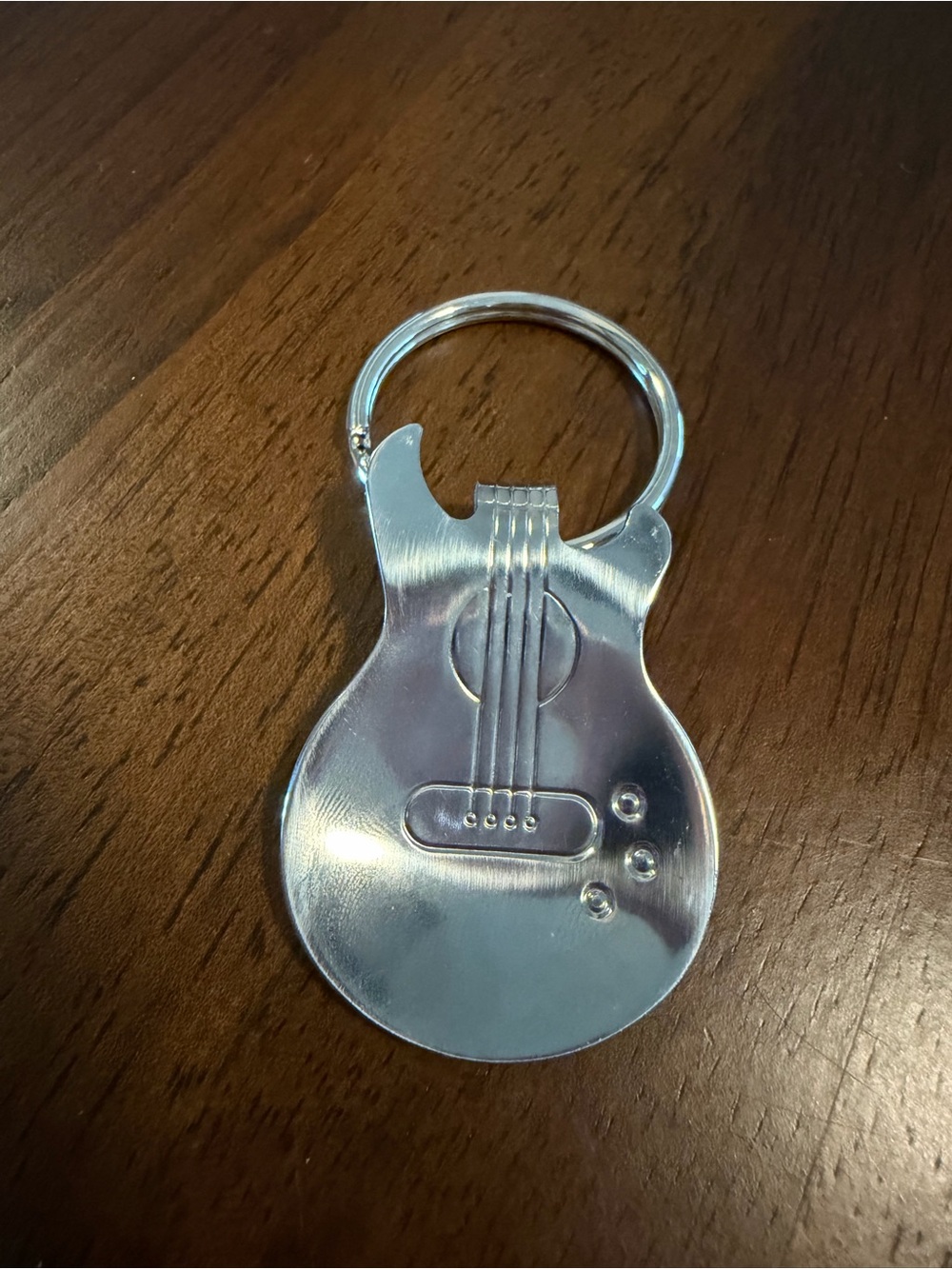 Guitar Spoon Keychain